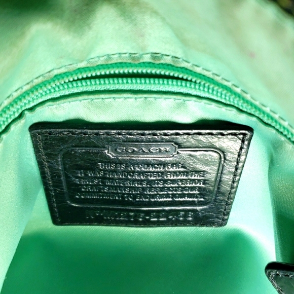 Authentic Coach Signature Jacquard Poppy black shoulder bag - Picture 3 of 17